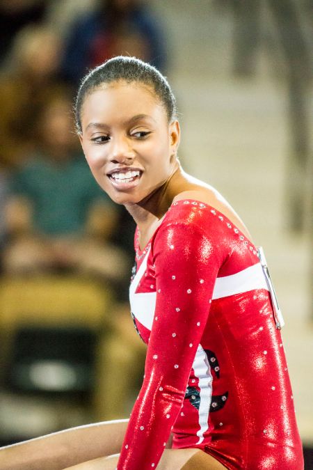 Gabby Douglas got into artistic gymnastics at a young age of six.